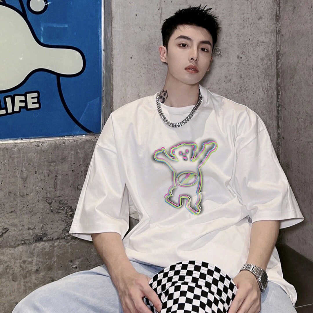 We11Done Colorful Phantom Bear T-Shirt