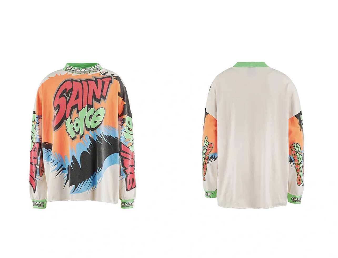 Saint Michael Racing Printed T-Shirt