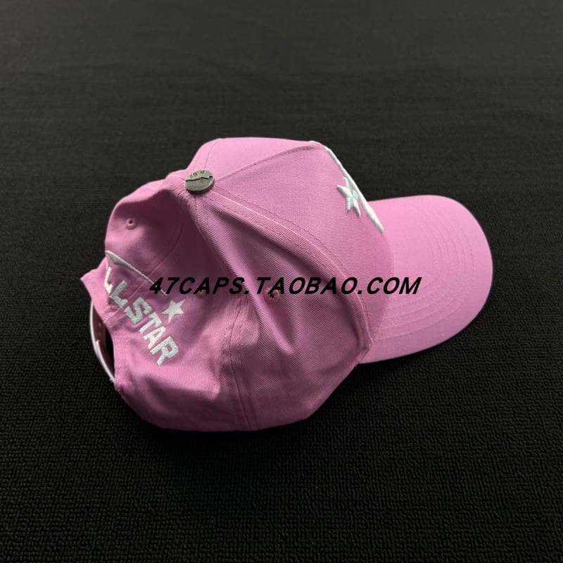 H*lst*r american hip hop adjustable peaked cap with rhinestone