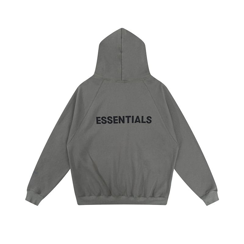 Essentials Fog High Street Zipper Cardigan Fleece Hooded Jacket