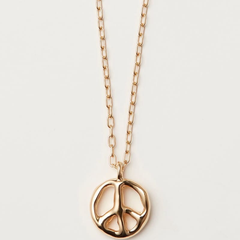 Amush Anti-War Signs Necklace Sweater