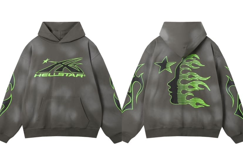 H*lst*r letter print high street hoodie