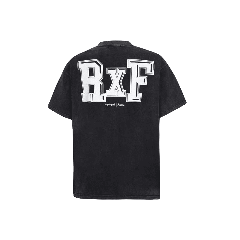 Represent Retro Washed Distressed High Street Loose Casual T-Shirt