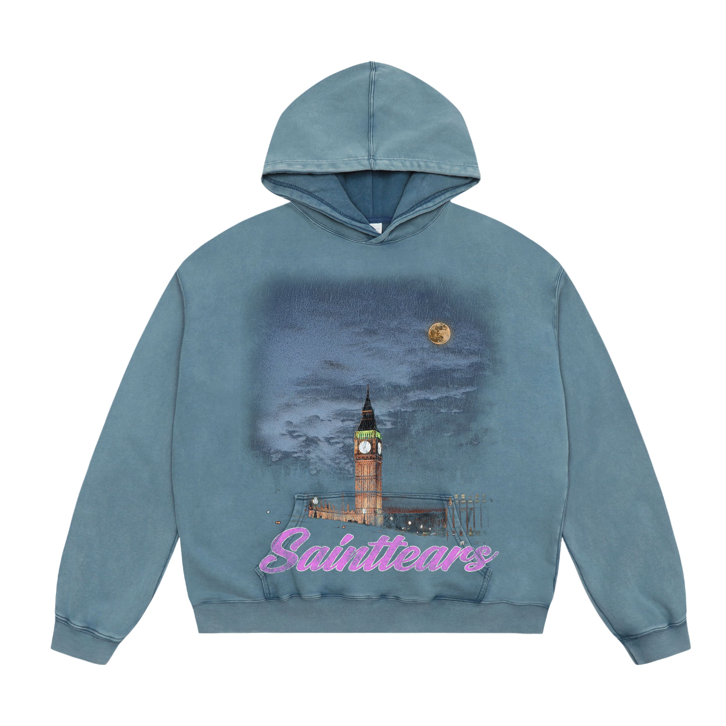 Saint Michael Washed-Out Vintage Hoodie