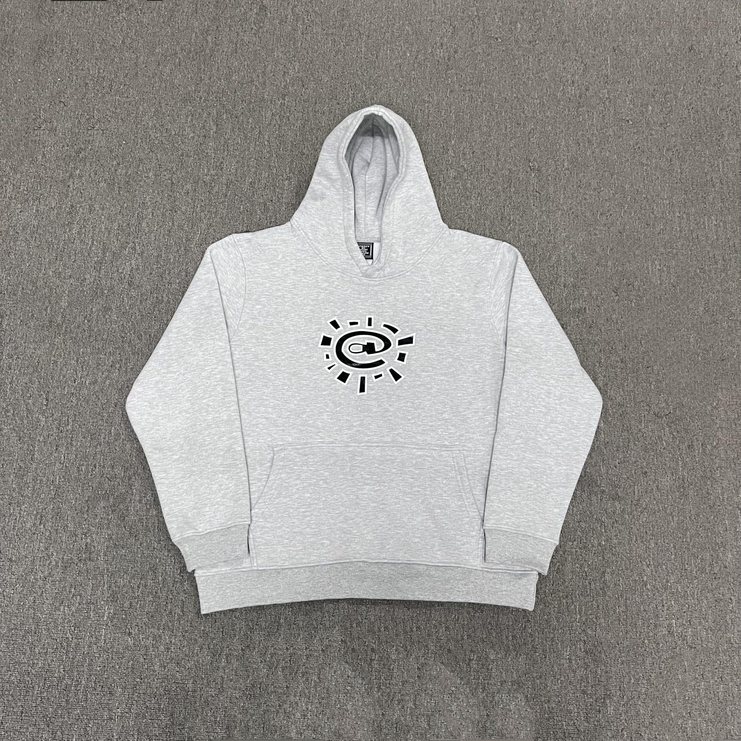 ADWYSD Sun Roll Fleece-Lined Embroidered Hoodie American Fashion Brand