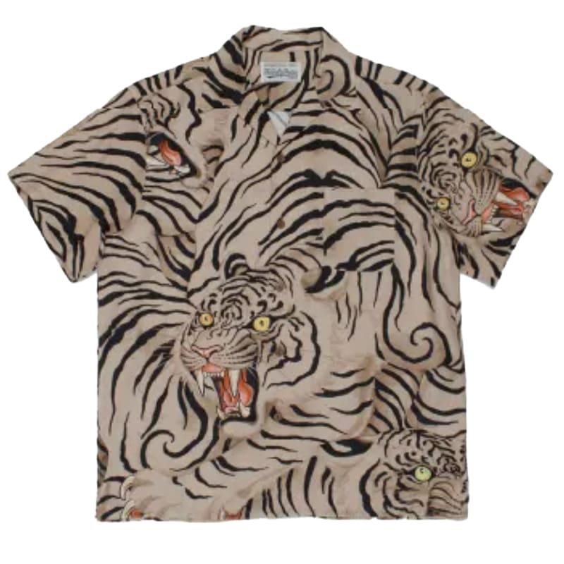 Wacko Maria Full Print Graffiti Short Sleeve Shirt