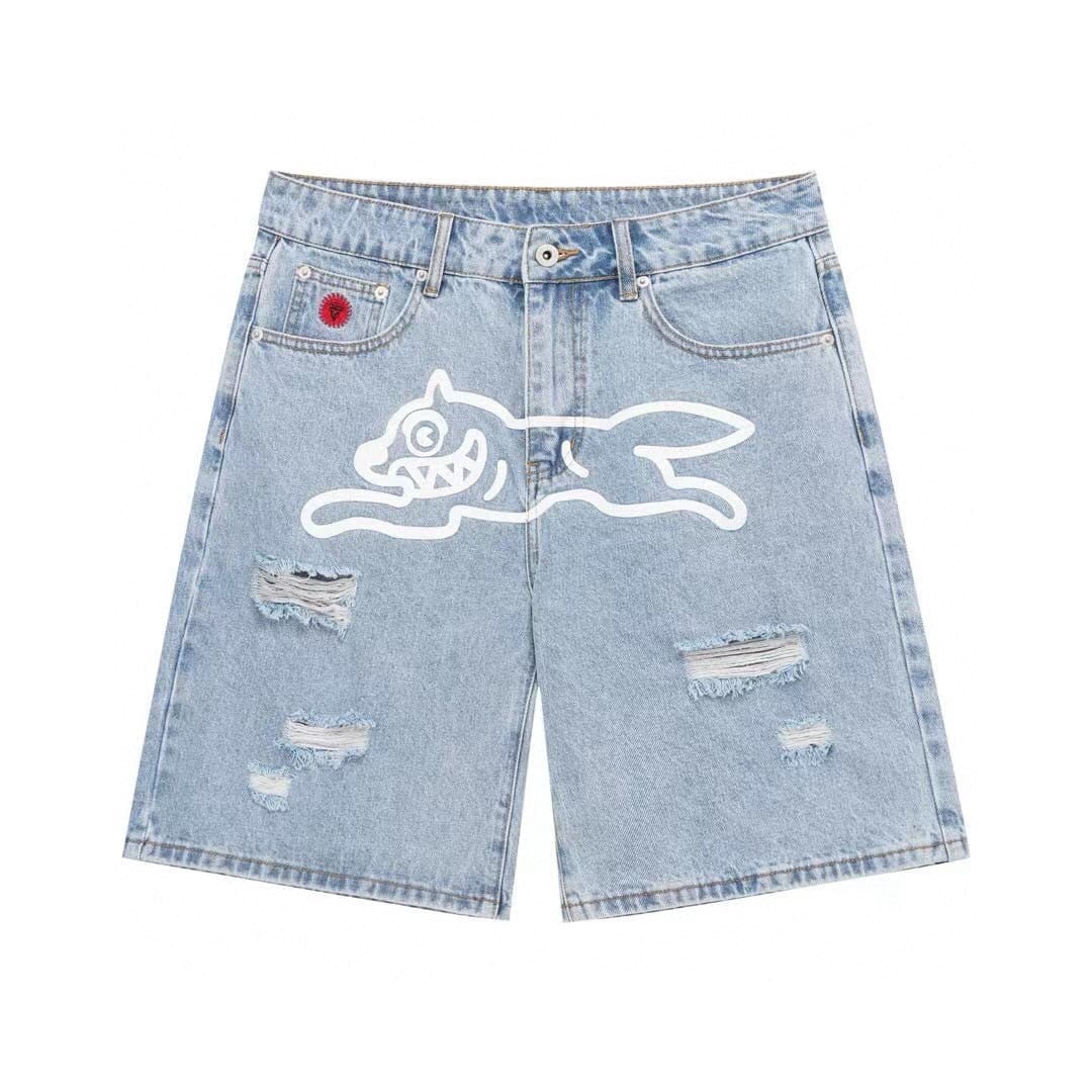 Bbc Flying Dog Denim Shorts