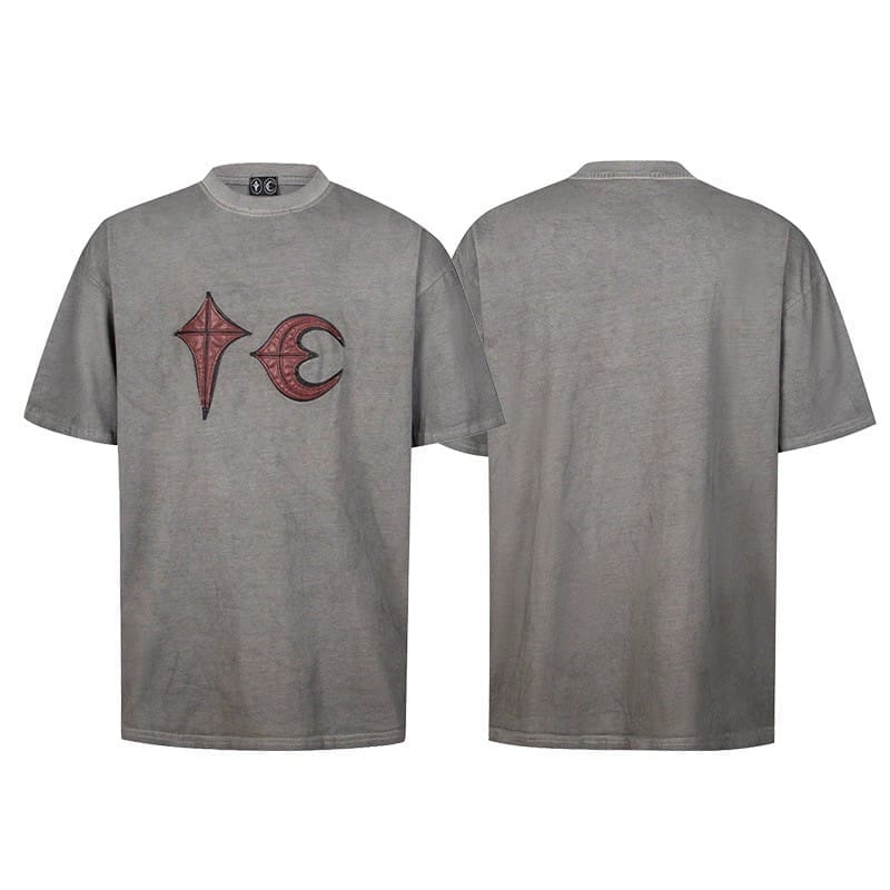 Thug Club Chest Embroidery Half Sleeve Tee