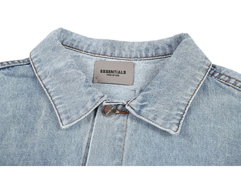 Fog Essentials Washed Distressed Denim Jacket