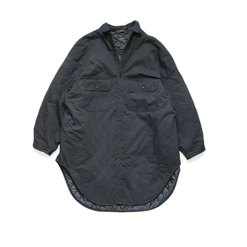 Kapital Mid-Length Quilted Trench Coat