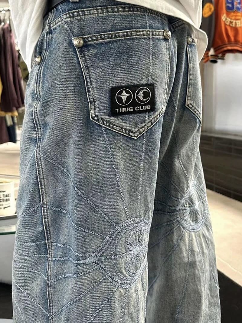 Thugclub Pu Jia Fan Style Jeans