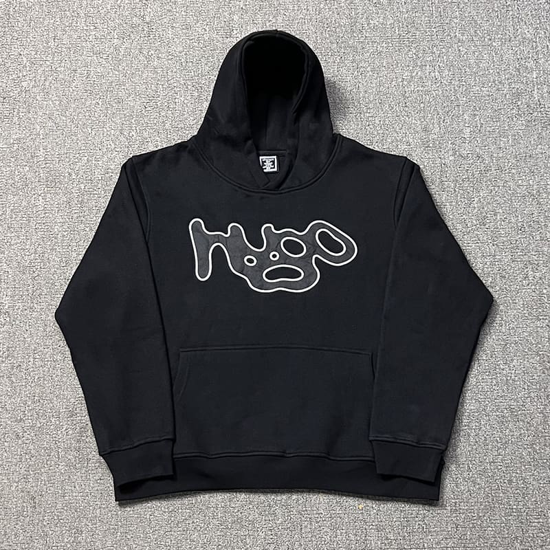 ADWYSD Sun Roll Fleece-Lined Embroidered Hoodie American Fashion Brand