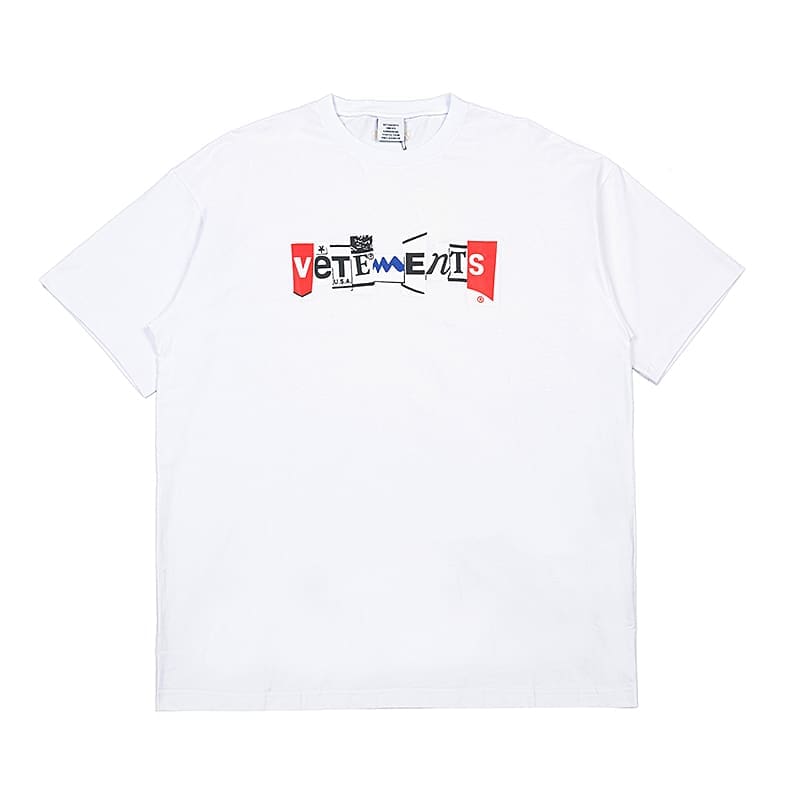 Vetements Letter Print Oversized Tee 2