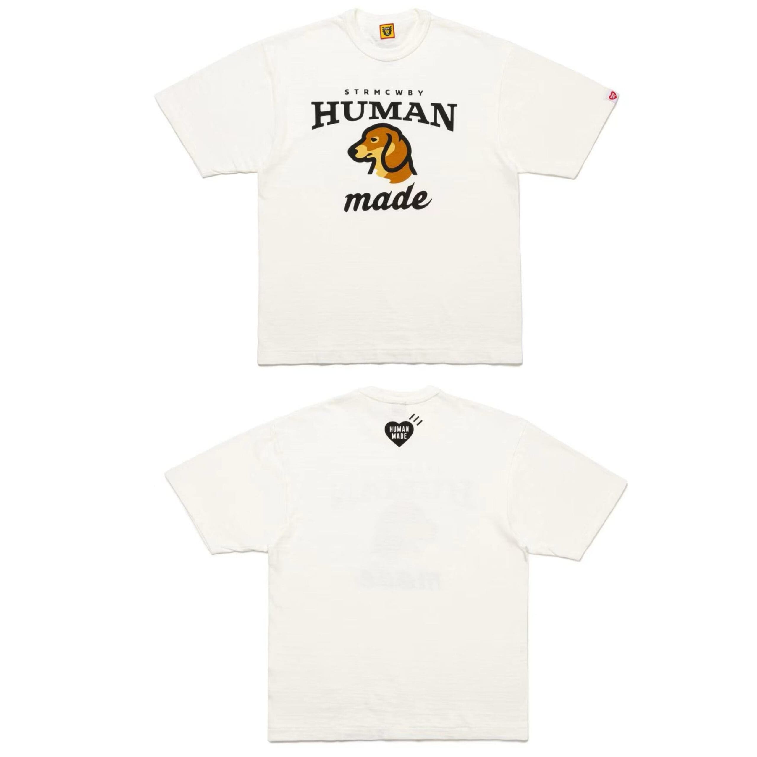 Hvm*n M*de slub cotton round neck tee