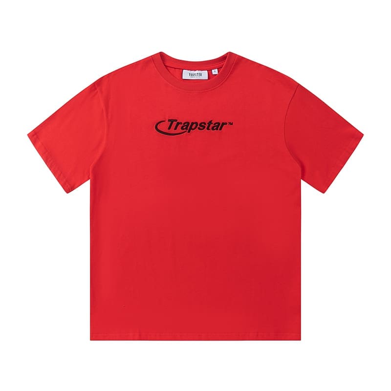 Trapstar Classic Logo Embroidered Short Sleeve T-Shirt for Men and Women