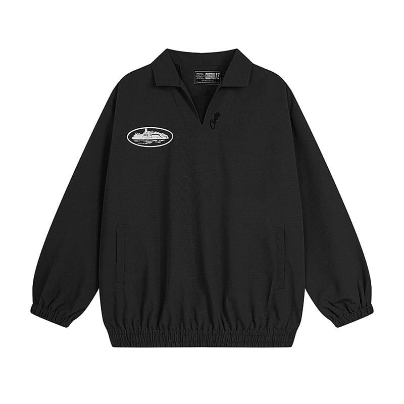 Corteiz Devil Island Printed Stand Collar Jacket