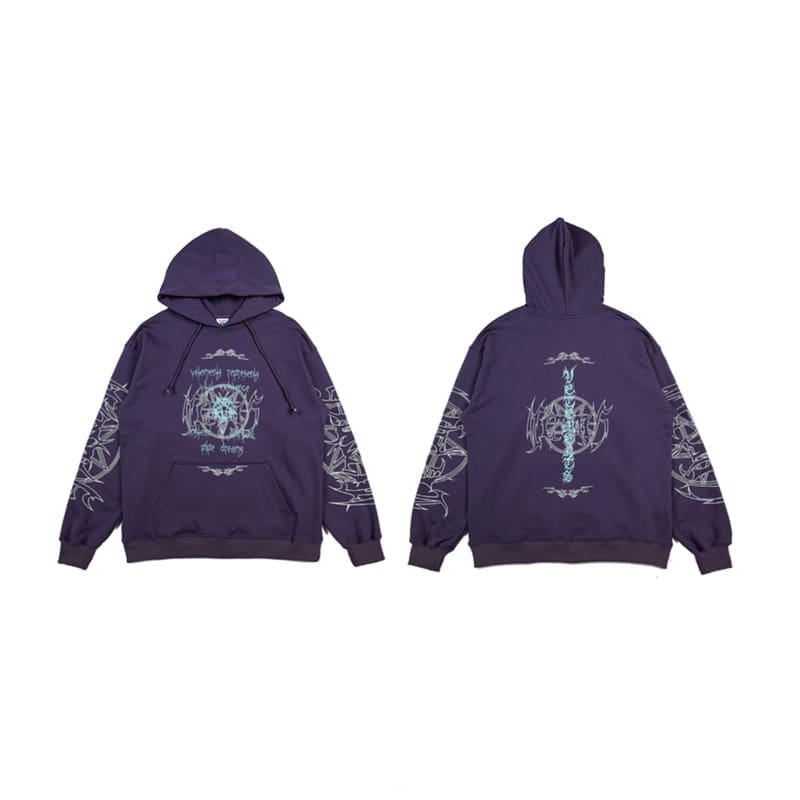 Red Patch Vtm Hooded Sweater 2