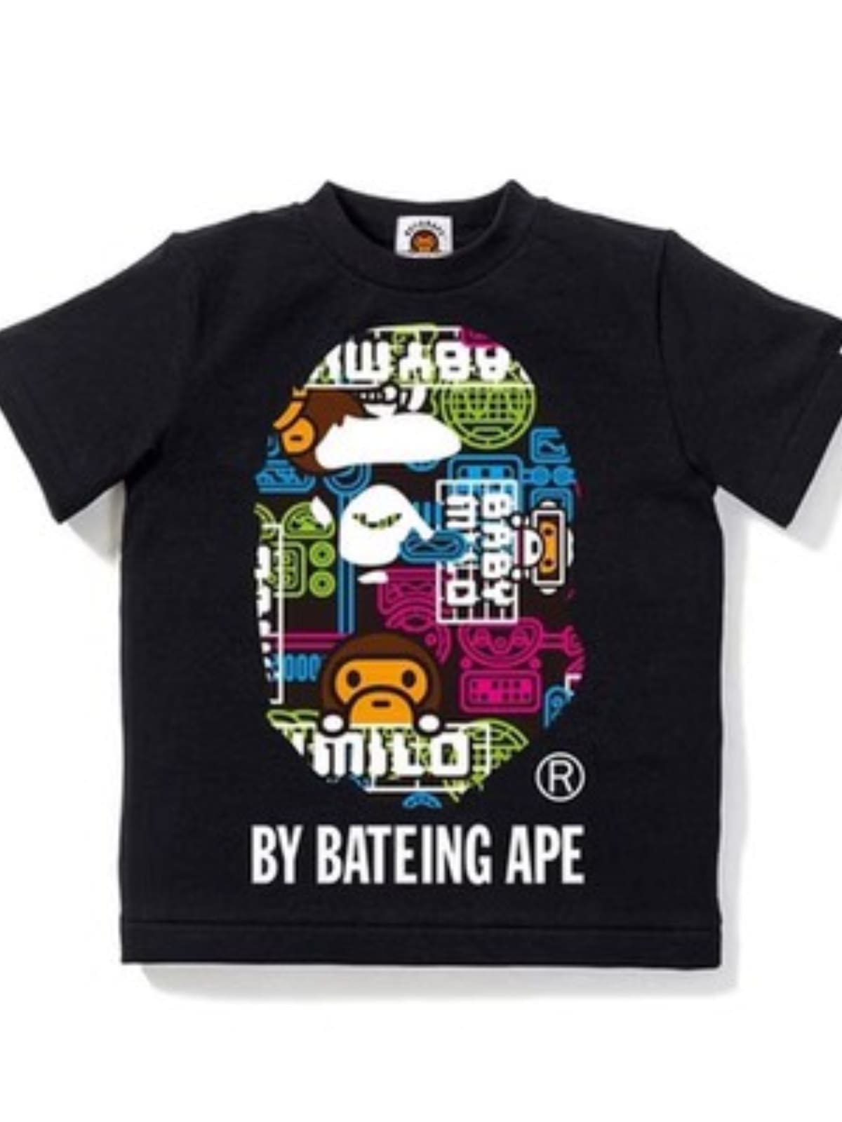 Bape Children’S Clothing Cartoon Short Sleeve Tee