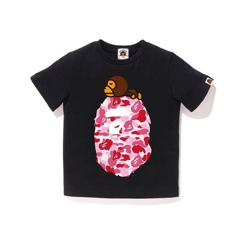 Bape Children’S Clothing Cartoon Short Sleeve Tee
