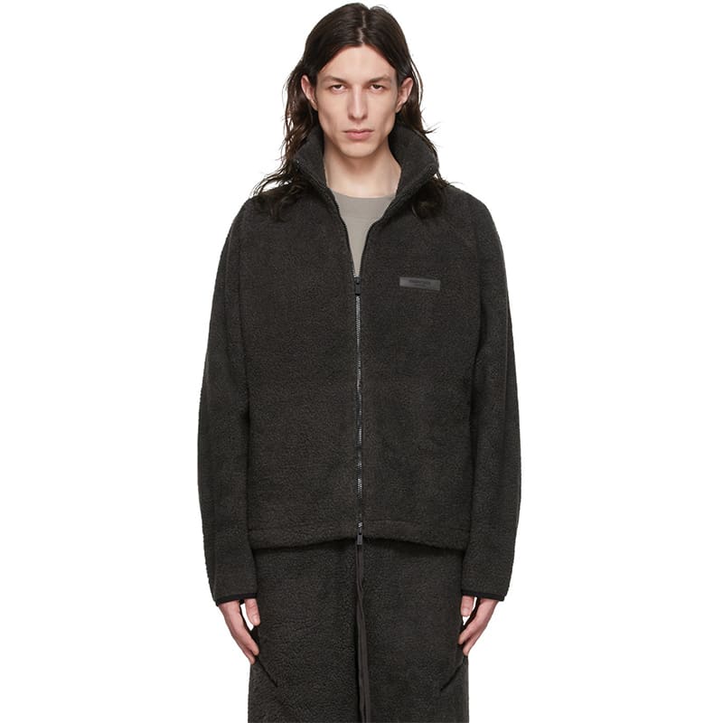 Fog Double Line Essentials Camouflage Fleece Jacket