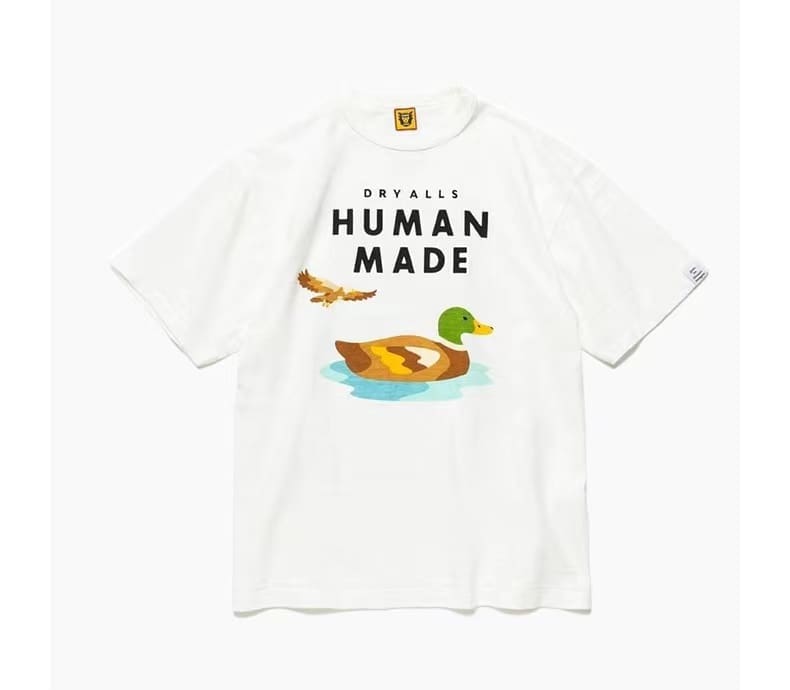 Hvm*n M*de duck letter short sleeve tee