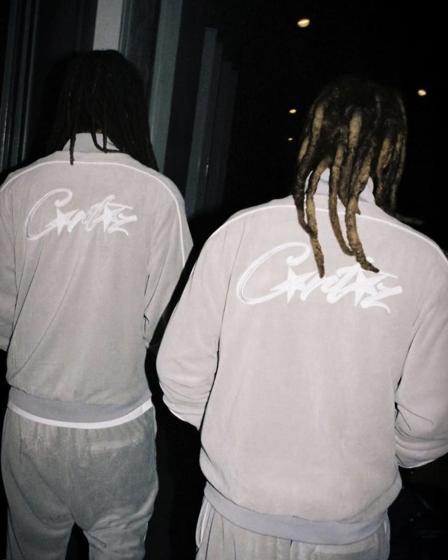 Corteiz Velvet Zipper Coat Set