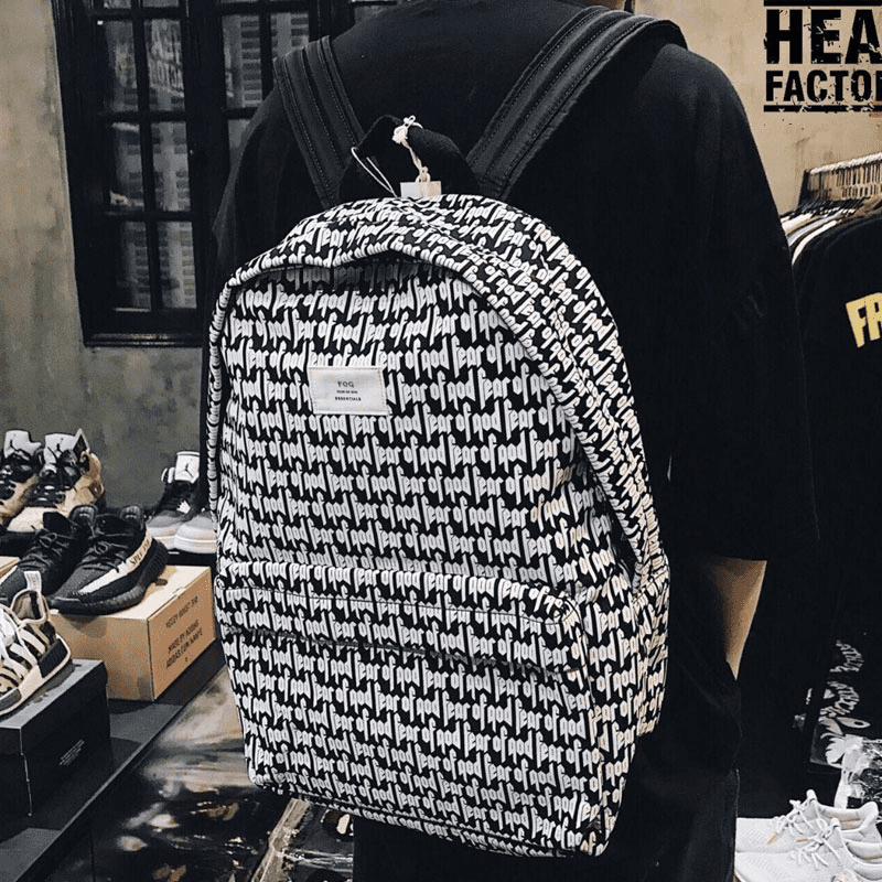 Fear of God FOG Mainline Full Print Backpack for Men and Women