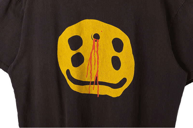 saint michael & cpfm co-branded smiley F**e