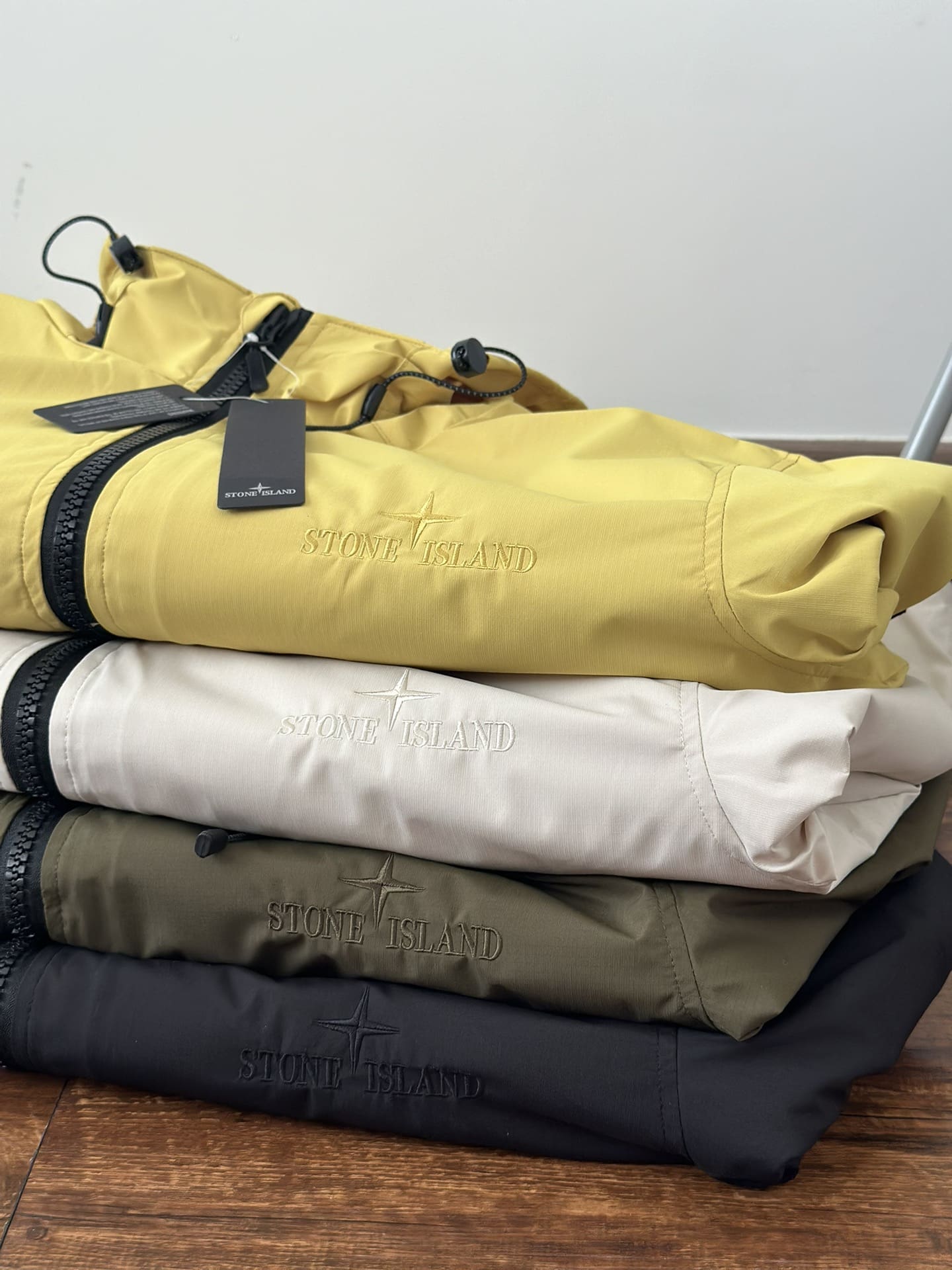 stone island24 new waterproof windproof breathable hood coat shell jacket jacket loose men and women