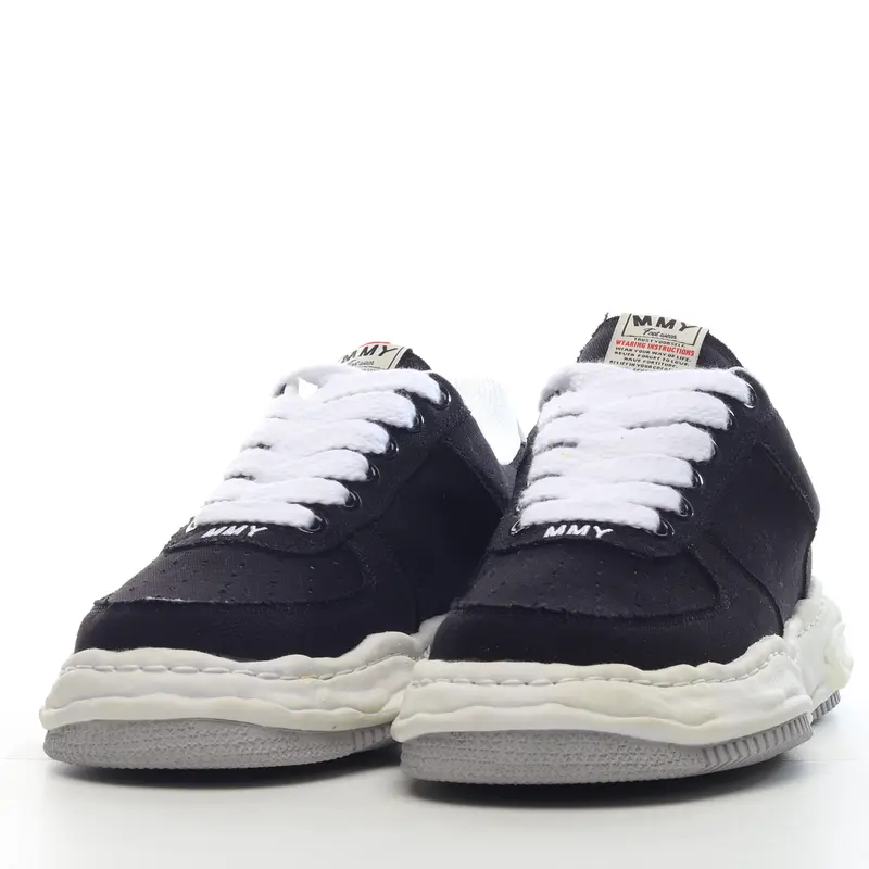 mmy Ma*s*n miharayasuhiro wayne original sole leather low sneaker grwy a a