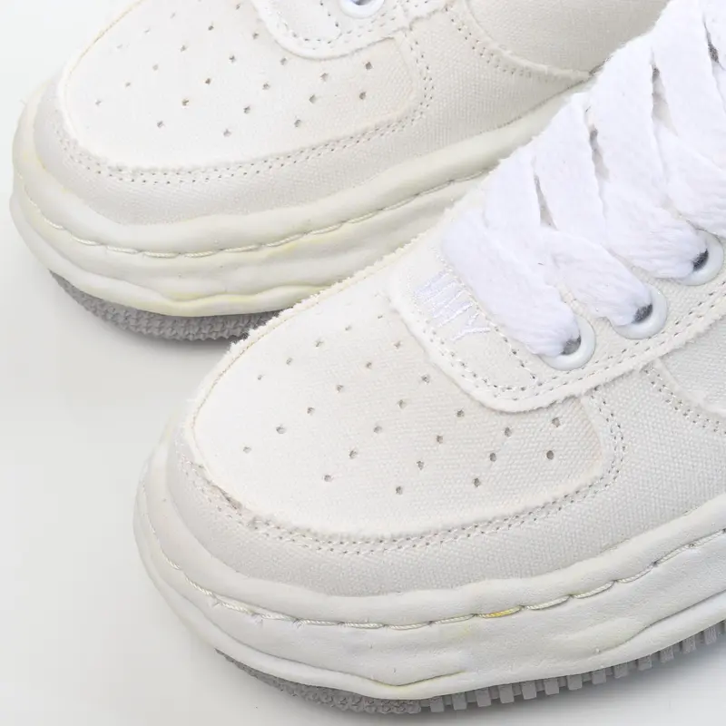 mmy Ma*s*n miharayasuhiro wayne original sole leather low sneaker grwy b