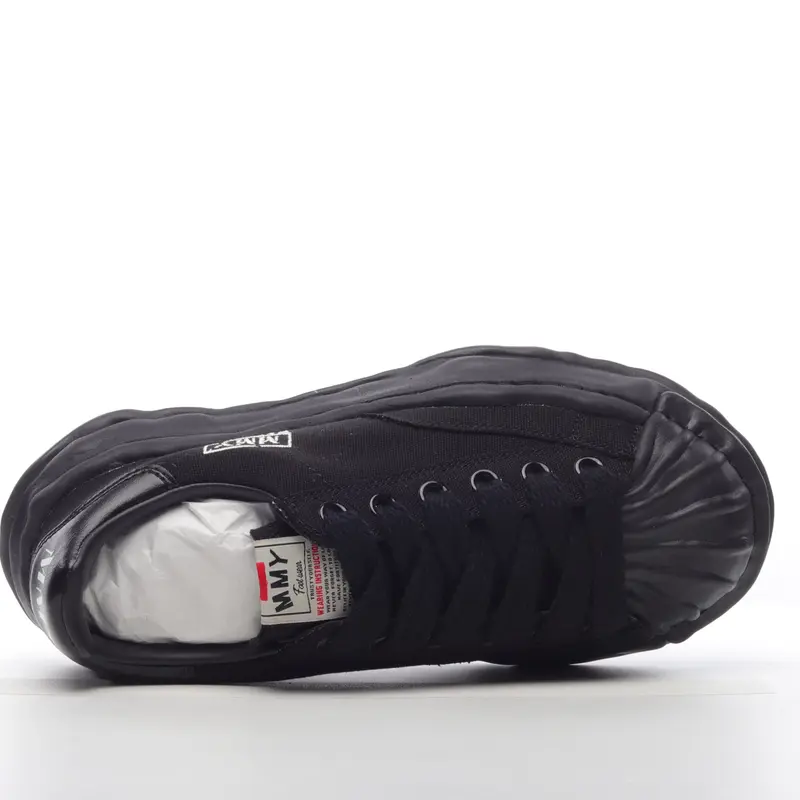 mmy Ma*s*n miharayasuhiro wayne original sole leather low sneaker grwy b a