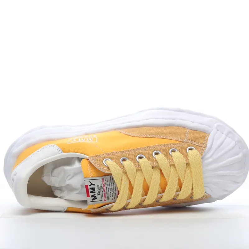 mmy Ma*s*n miharayasuhiro wayne original sole leather low sneaker grwy f