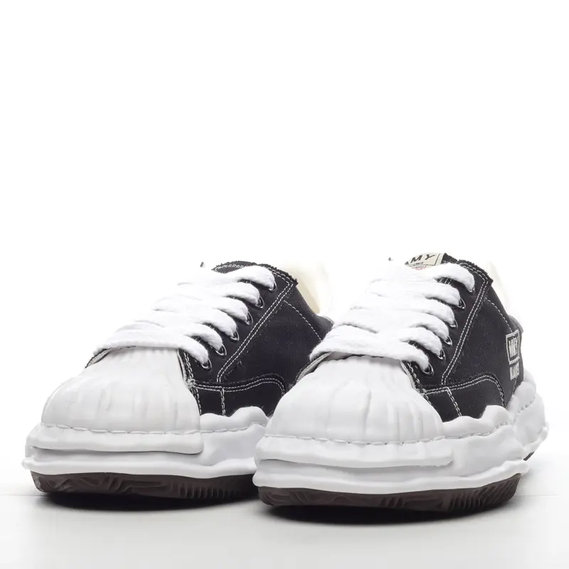 mmy Ma*s*n miharayasuhiro wayne original sole leather low sneaker grwy h