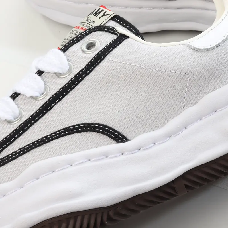 mmy Ma*s*n miharayasuhiro wayne original sole leather low sneaker xqwp