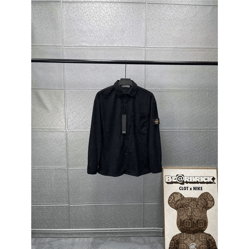 Stone Island Outdoor Corduroy Shirt 24 Autumn American Retro Style