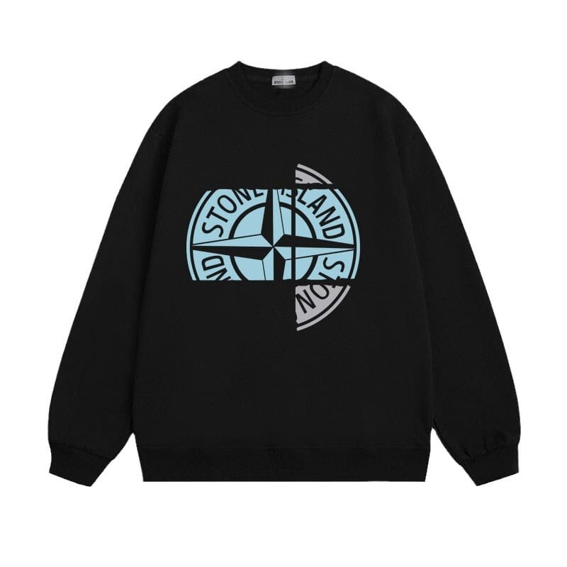 Stone Island Compass Logo Sweater Casual Men and Women Style