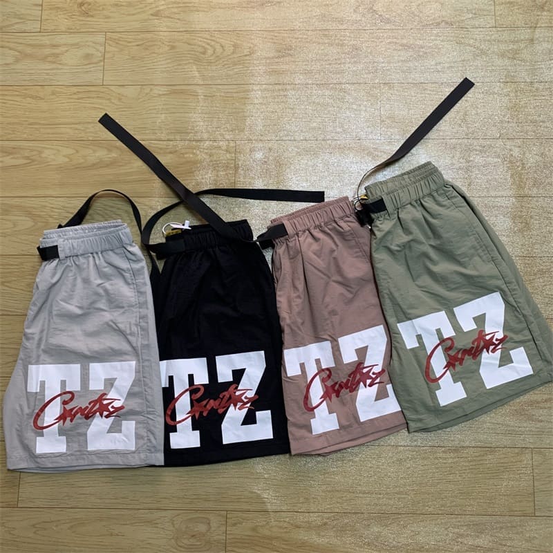 Corteiz High Street Quick-Drying Beach Shorts with Tooling Design