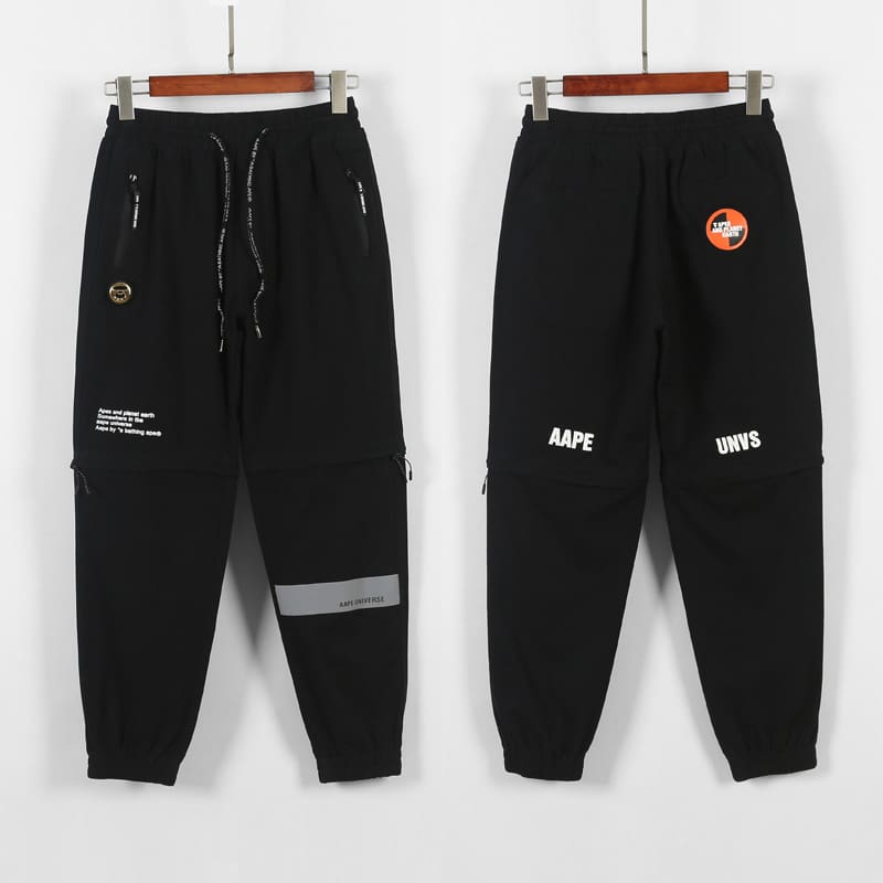 AAPE Ape Head Camouflage Multi-Pocket Workwear Pants for Men and Women