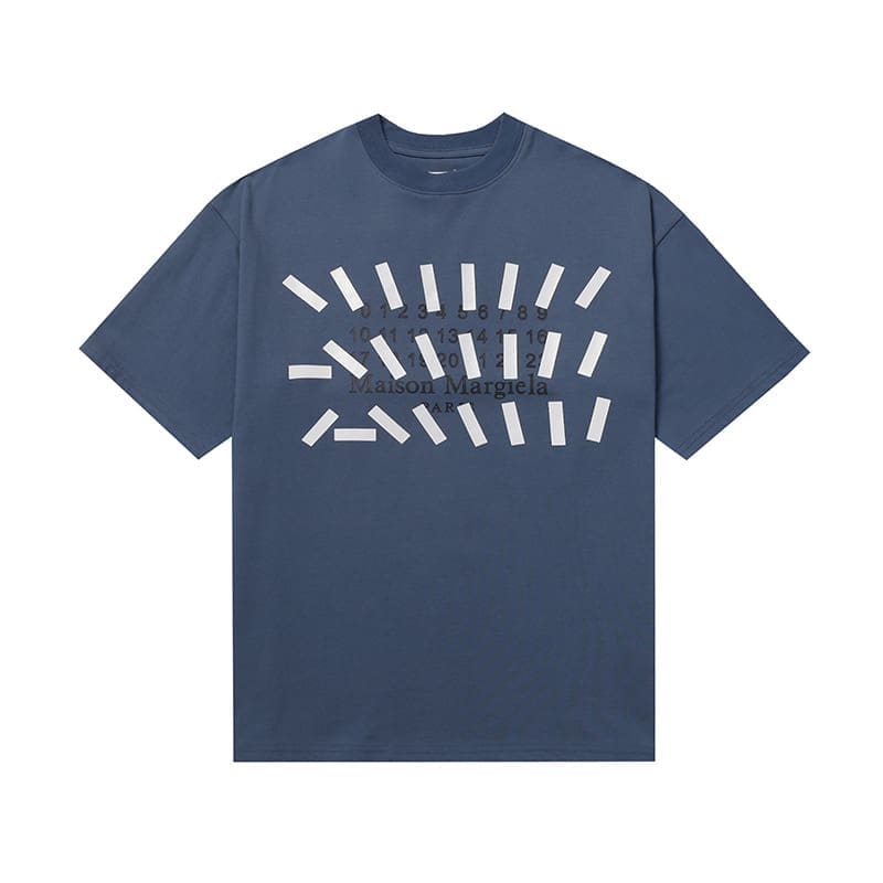 ma*s*n Ma*i*la mm6 digital pattern short sleeve t-shirt series a