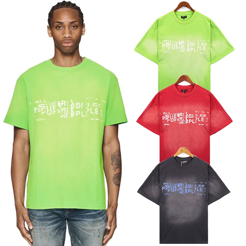 vlone fog pu*re b*and washed cotton t-shirt with glitch sports shorts