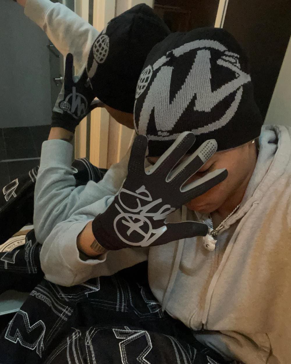 Minus Two Motorbike Gloves Breathable Protection European American Star Style Hip Hop Street