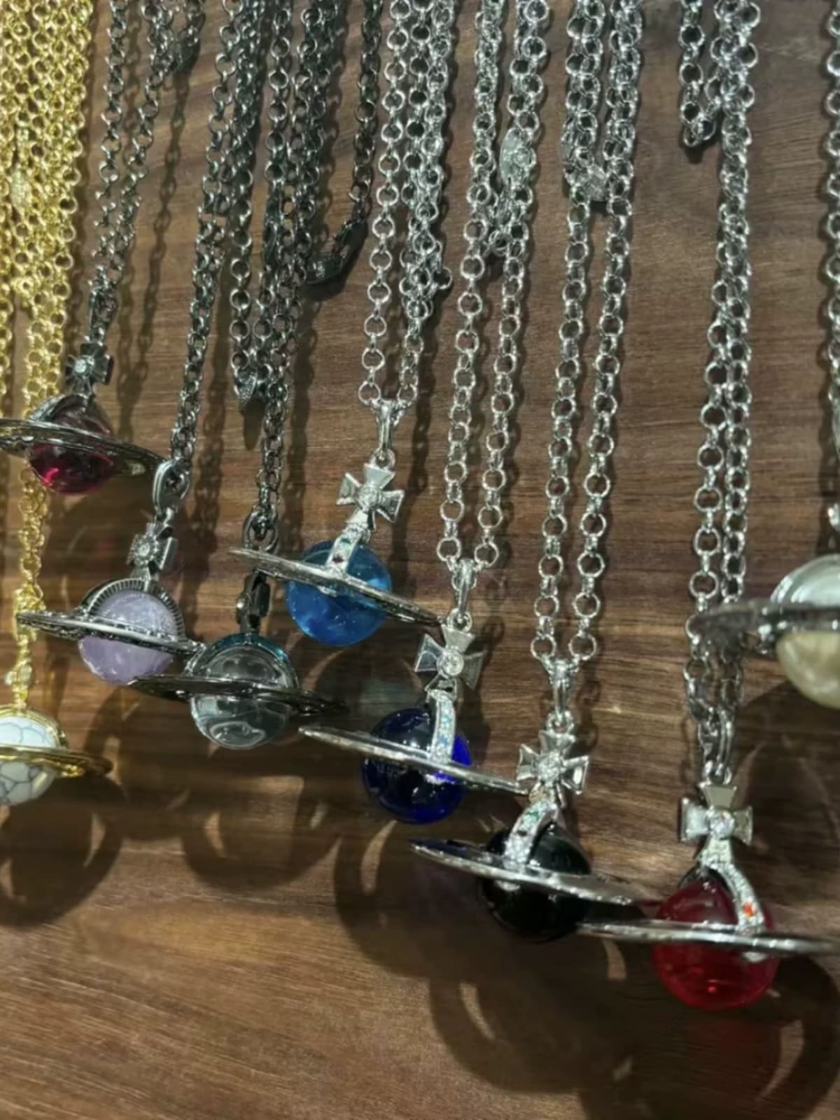 Vivienne Westwood Saturn Large Three-Dimensional Planet Necklace Classic Style