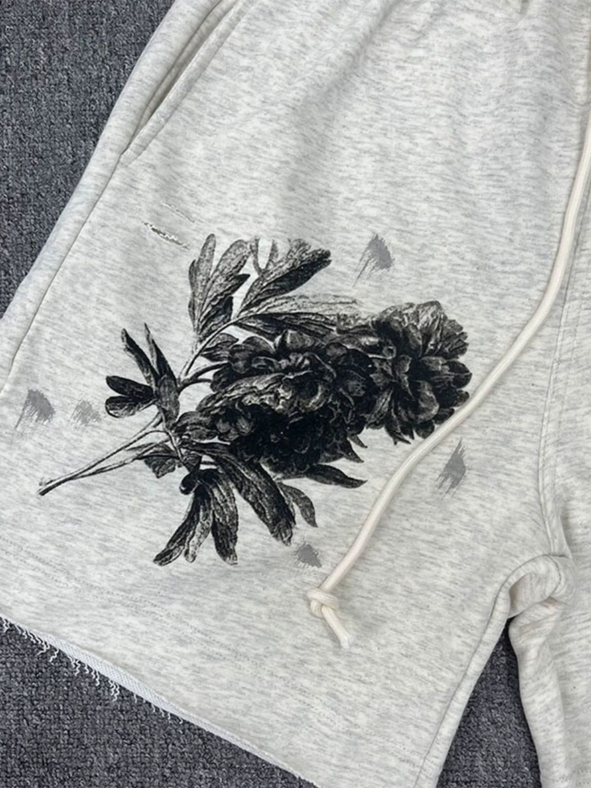 saint L**is vintage sketch loose shorts for men