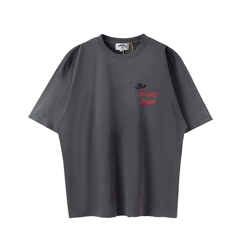 saint L**is hot drill vintage washed vtg short sleeve t-shirt for men