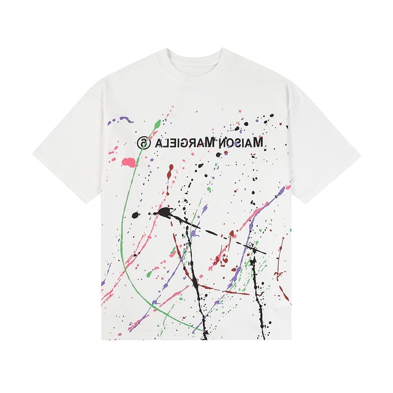 ma*s*n Ma*i*la mm6 digital pattern short sleeve t-shirt series a