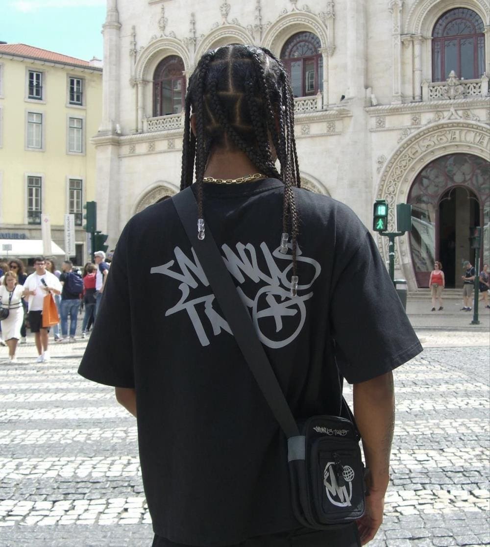 Minus Two Short Sleeve T-Shirt Hip Hop Street Fashion