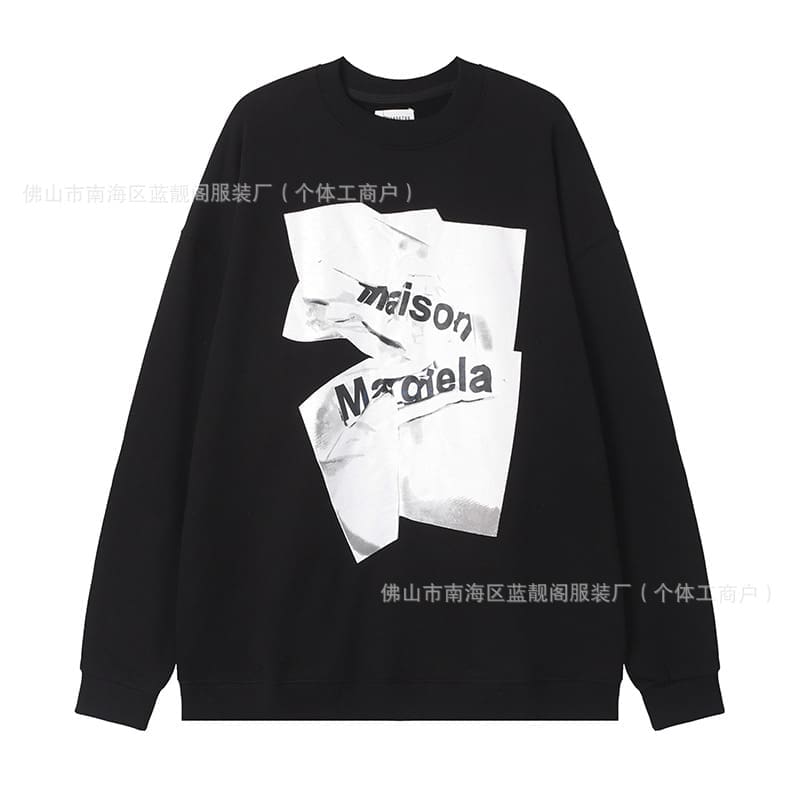 ma*s*n Ma*i*la mm6 terry round neck sweater for men and women