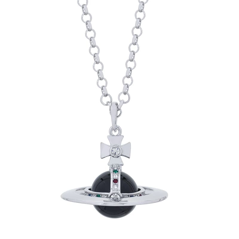 Vivienne Westwood Saturn Large Three-Dimensional Planet Necklace Classic Style
