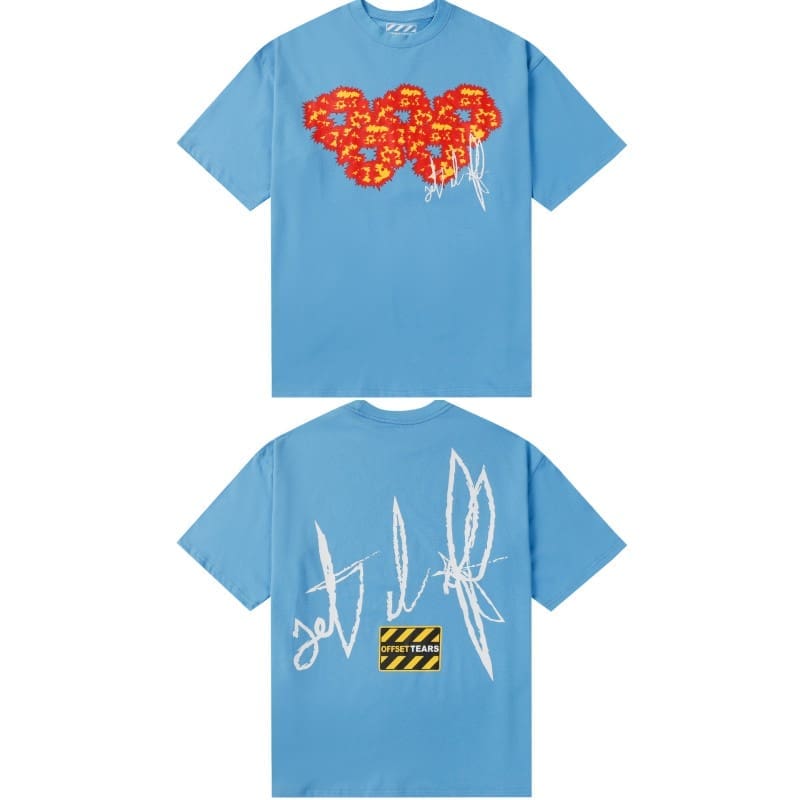 Denim Tears Oil Painting T-Shirt for Spring and Summer